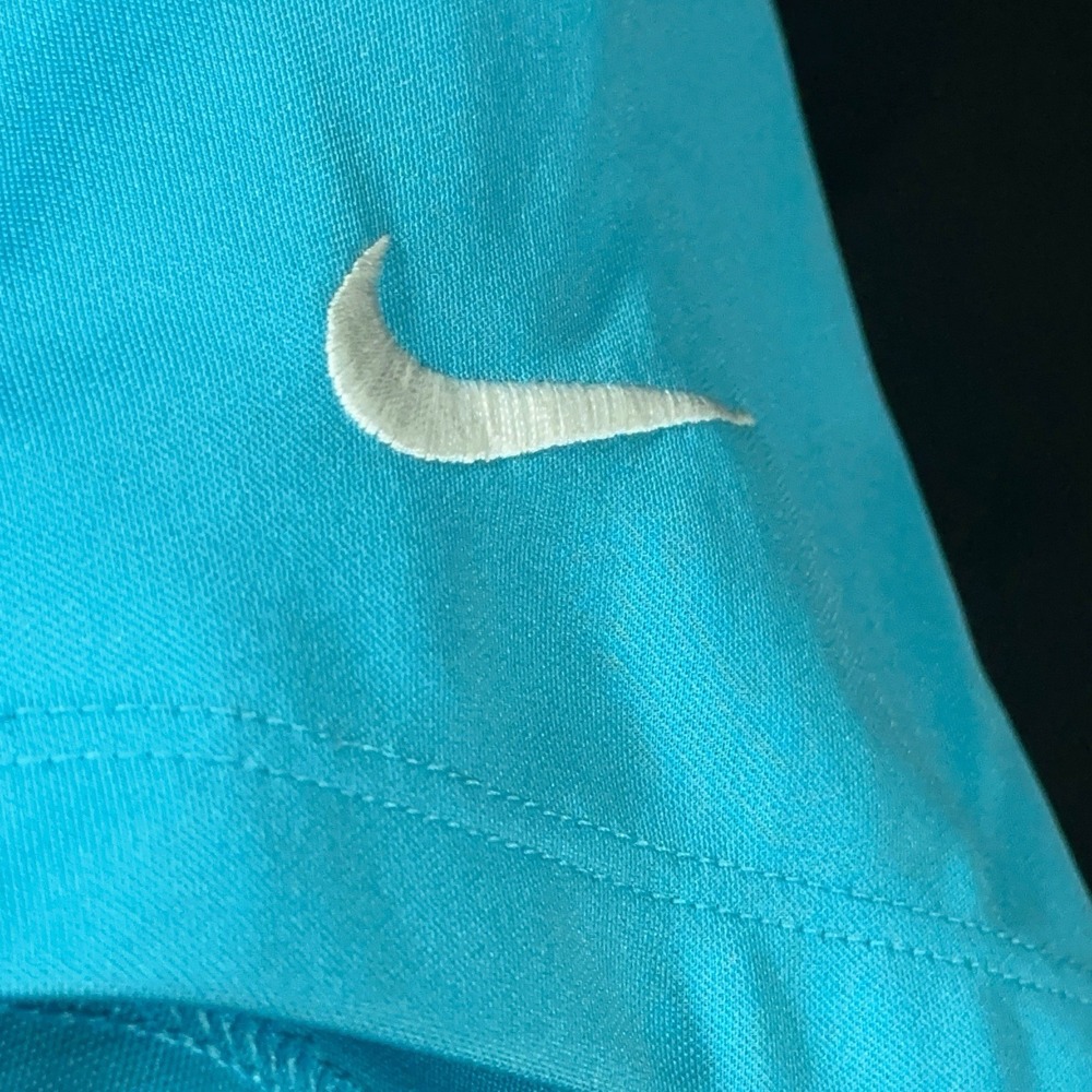 Nike Golf Men's XL Teal Dri-Fit Performance Polo Golf Shirt Vented Athletic Fit - Picture 6 of 11